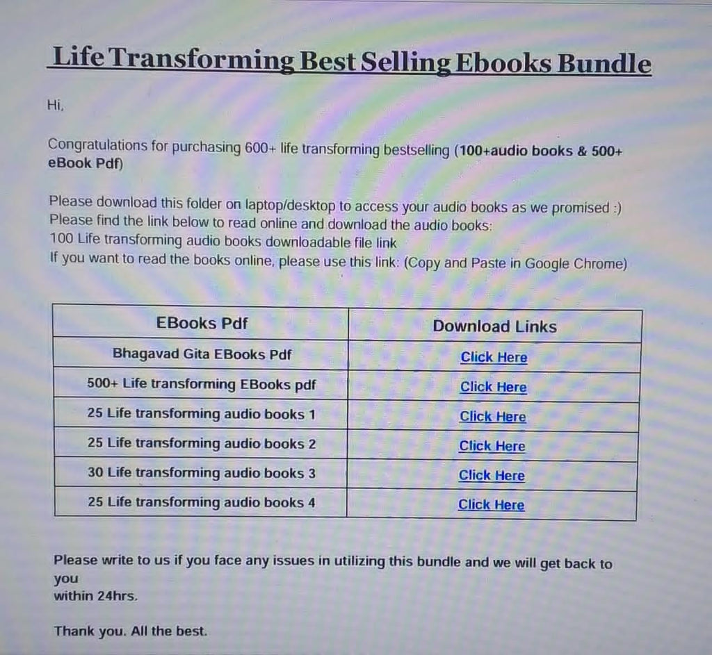 Pack 500+ Ebooks + 100 Audio books for Personal Development