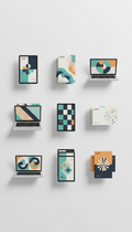 Business Presentation Template with Infographic Slides