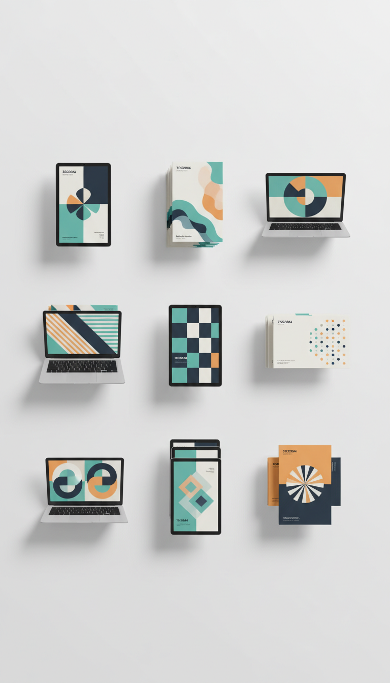 Business Presentation Template with Infographic Slides