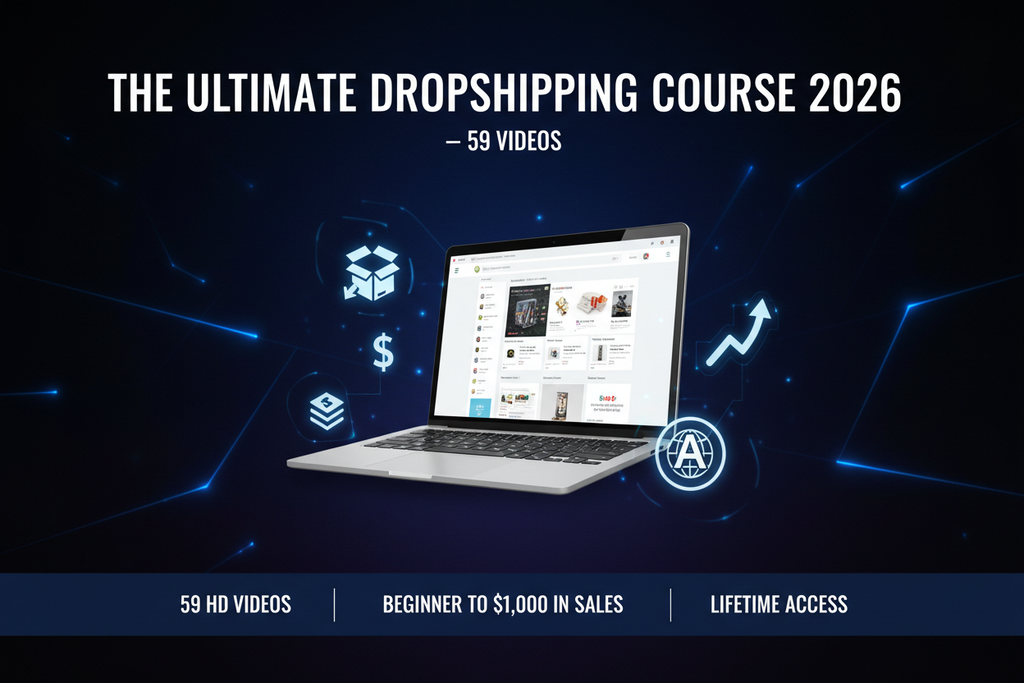 Dropshipping Course 2026 Cover