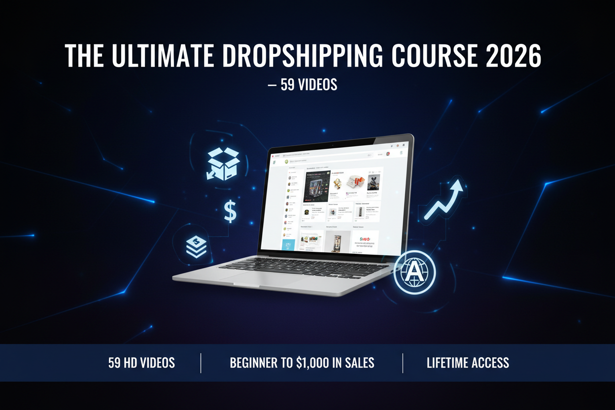 Dropshipping Course 2026 Cover