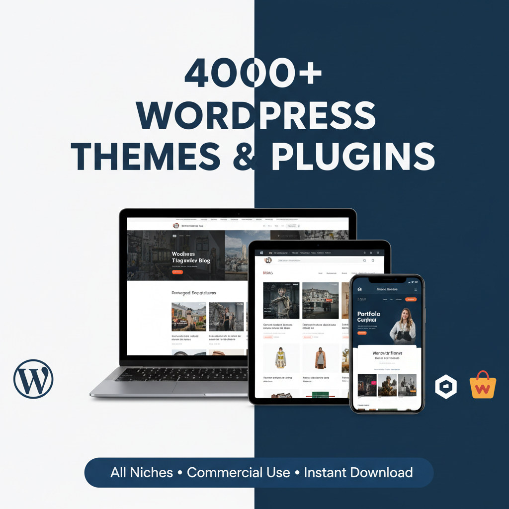 4000+ WordPress Themes & Plugins Pack