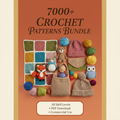7000+ Crochet Patterns Bundle
