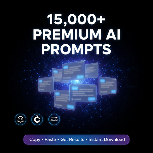 15,000+ Premium AI Prompts for ChatGPT